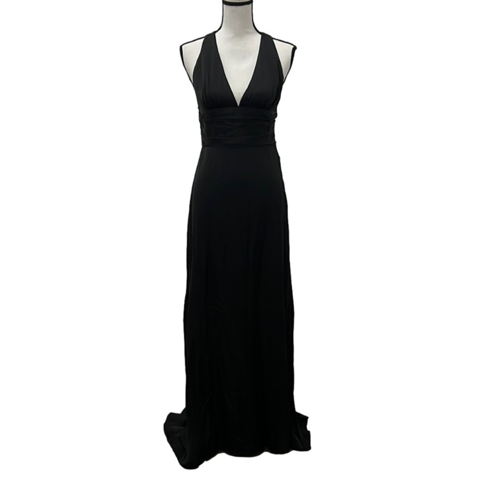 NWT, EVER PRETTY, Long, Black, Formal, Prom, Lined, Dress, Size 4, Rayon Blend,